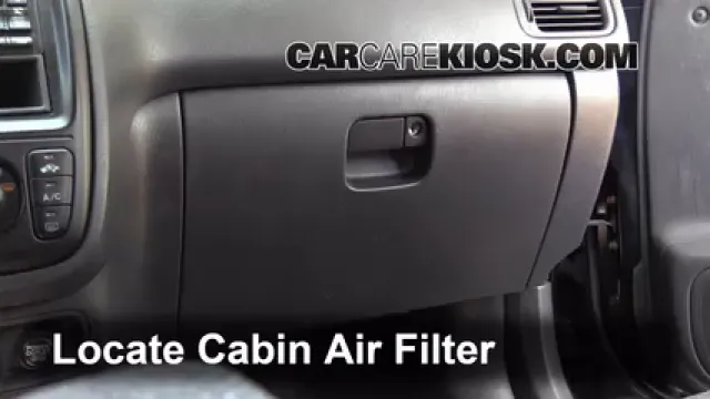 2000 Honda CR-V EX 2.0L 4 Cyl. Air Filter (Cabin) Replace